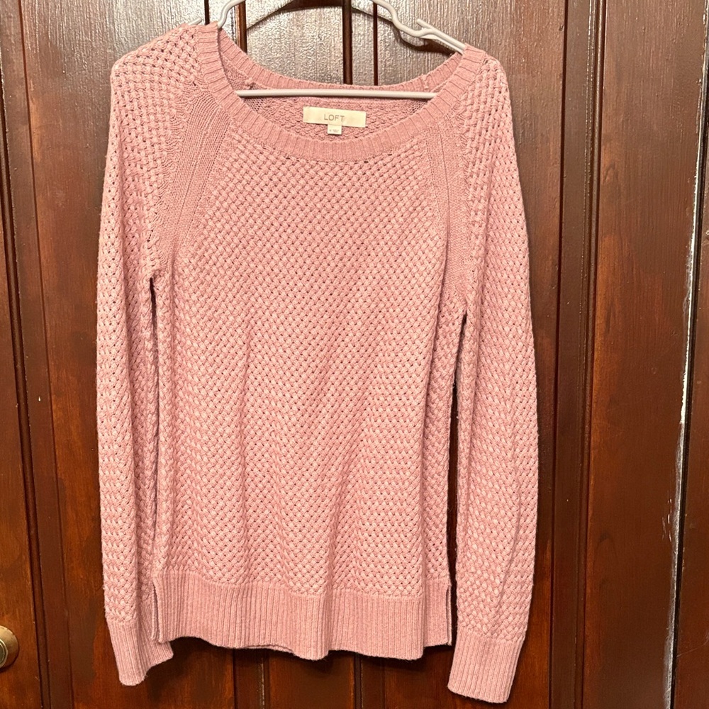LOFT Pink Knit Women's Sweater